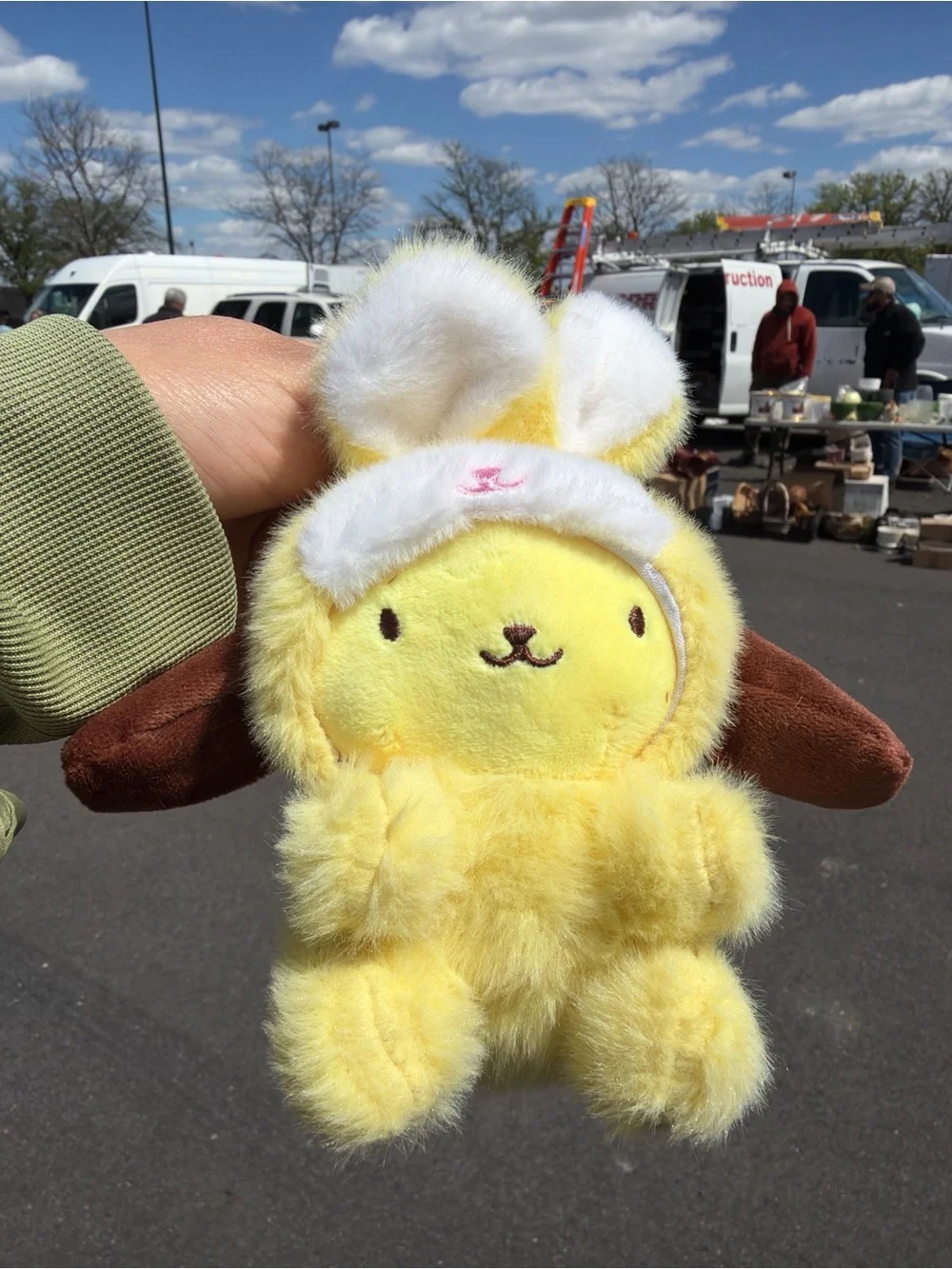 Super Cute My Melody Bunny Plush Keychain